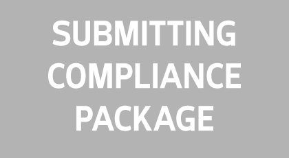 Submitting Compliance Package